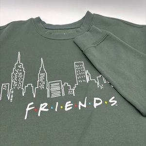 Friends TV Show Sweatshirt Medium Front And Back Womens TV Show Series Pullover